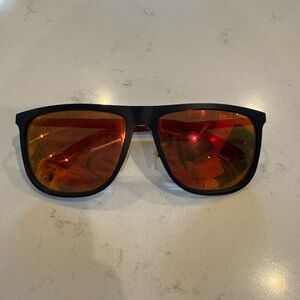 Carrera Navy Sunglasses with Orange Lenses